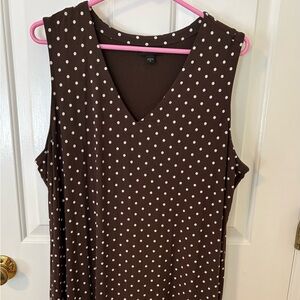 Jjill polka dot maxi dress